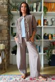 Lagen Relaxed Barrel Pant Mocha